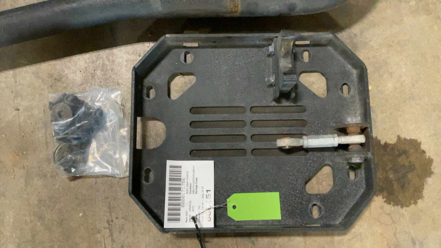2011-2018 Jeep Wrangler Spare Tire Carrier for Stock Hardrock Rear Bumper 171756