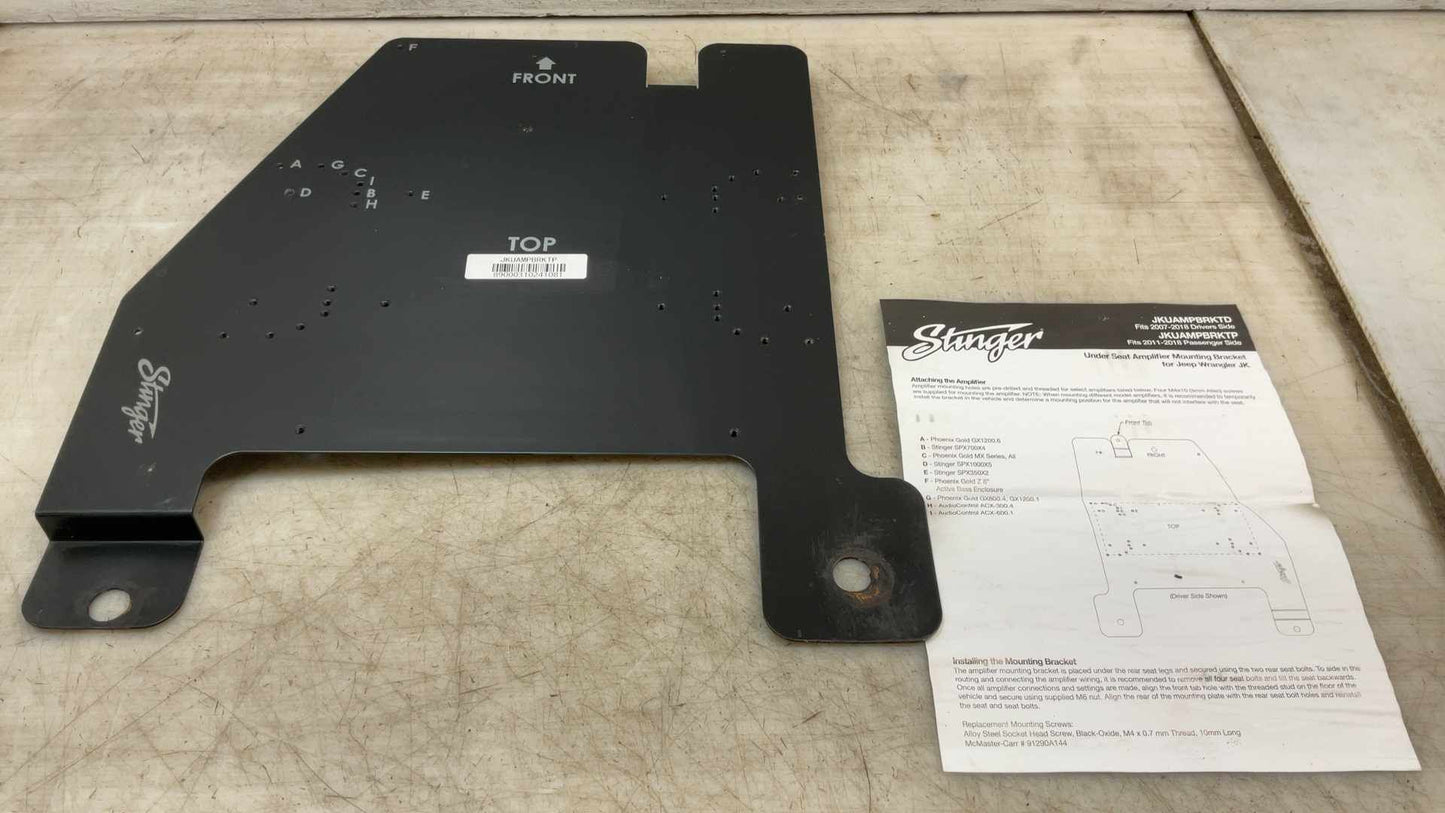 2007-2018 Jeep Wrangler JKU Amp Bracket 178174