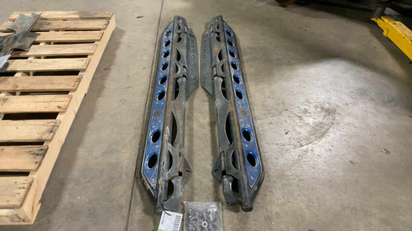 2007-2018 Jeep Wrangler JKU 4 Door Poison Spyder Running Boards 110675