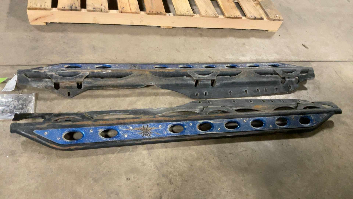 2007-2018 Jeep Wrangler JKU 4 Door Poison Spyder Running Boards 110675