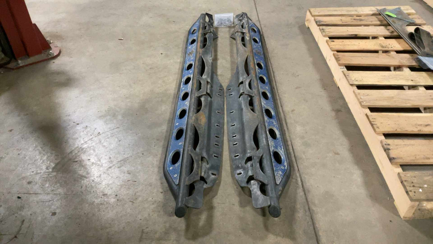 2007-2018 Jeep Wrangler JKU 4 Door Poison Spyder Running Boards 110675