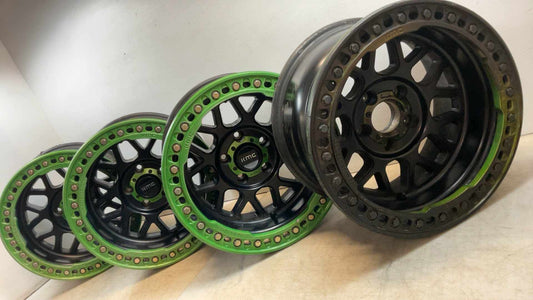 2007-2025 Jeep Wrangler KMC Grenade Crawl Beadlock Wheels 17x9 - 172374