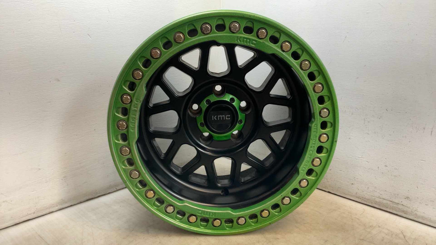2007-2025 Jeep Wrangler KMC Grenade Crawl Beadlock Wheels 17x9 - 172374