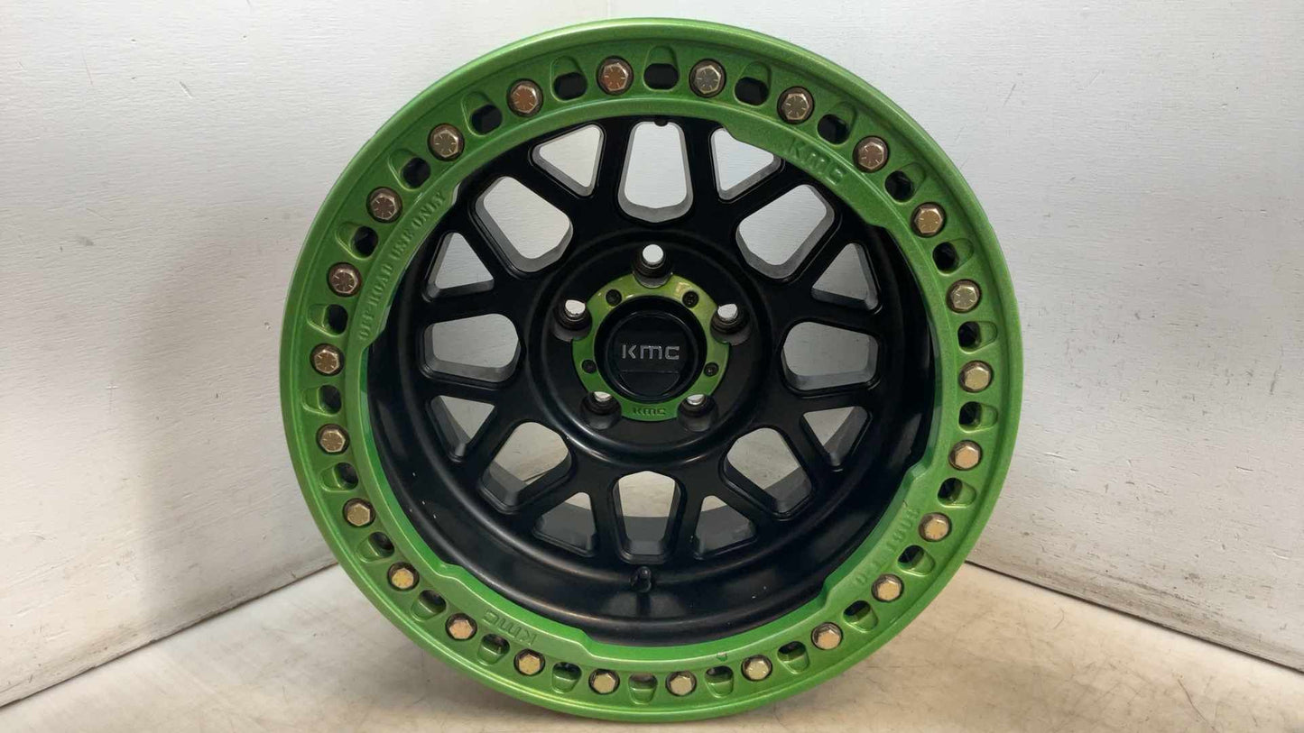2007-2025 Jeep Wrangler KMC Grenade Crawl Beadlock Wheels 17x9 - 172374