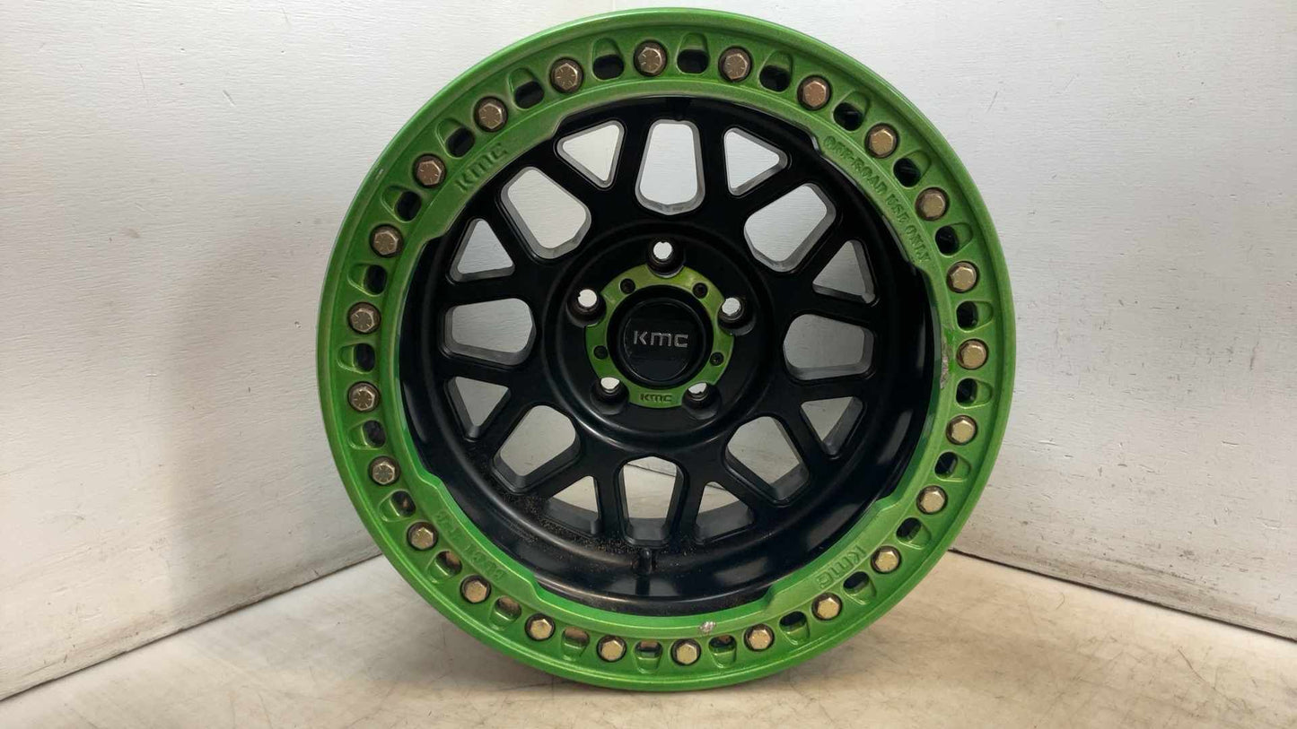 2007-2025 Jeep Wrangler KMC Grenade Crawl Beadlock Wheels 17x9 - 172374