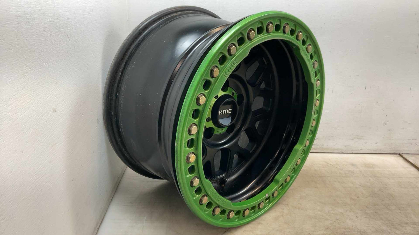 2007-2025 Jeep Wrangler KMC Grenade Crawl Beadlock Wheels 17x9 - 172374