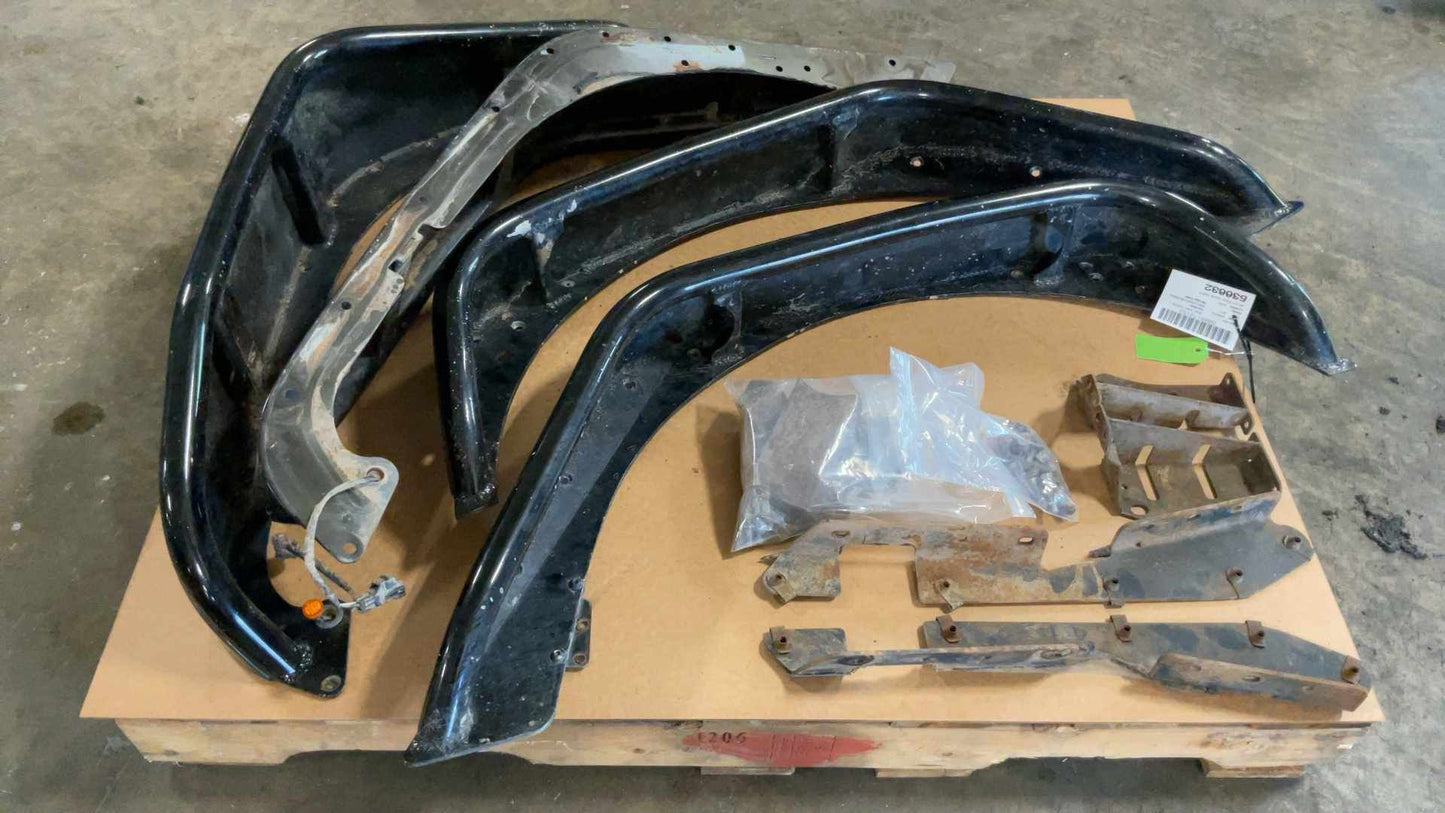 2007-2018 Jeep Wrangler Poison Spyder Steel Flat Flares 172152
