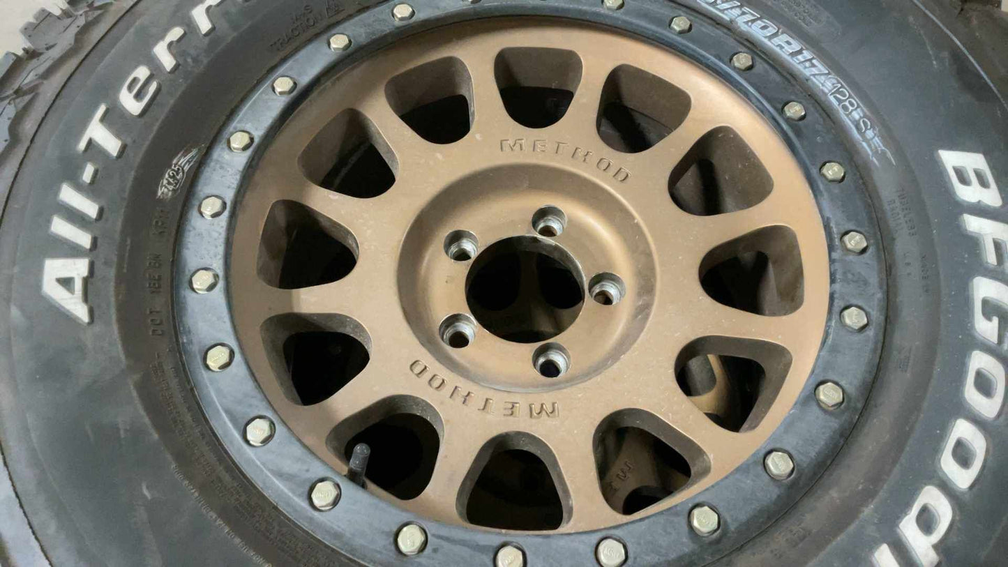 2007-2025 Jeep Wrangler 315/70r17 BFG KO3 w/ Method Wheels 156753