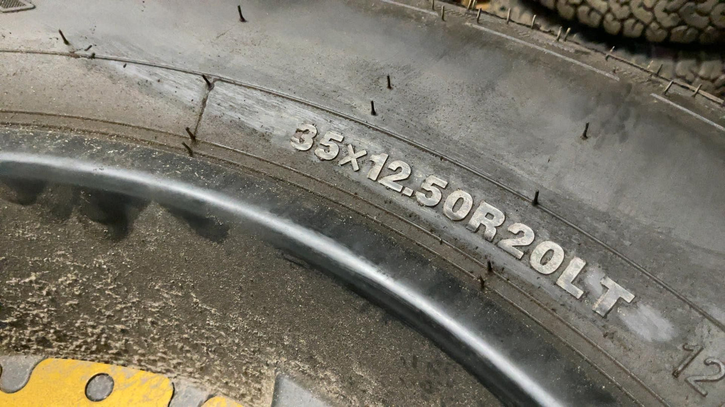 2007-2025 Jeep Wrangler Aftermarket Wheels/Tires 35x12.50r20 Milestar A/T w/ Moto Metal Wheels 83905