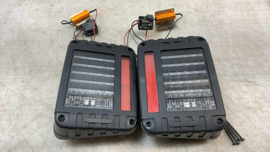 2007-2018 Jeep Wrangler Aftermarket LED Taillights 176704