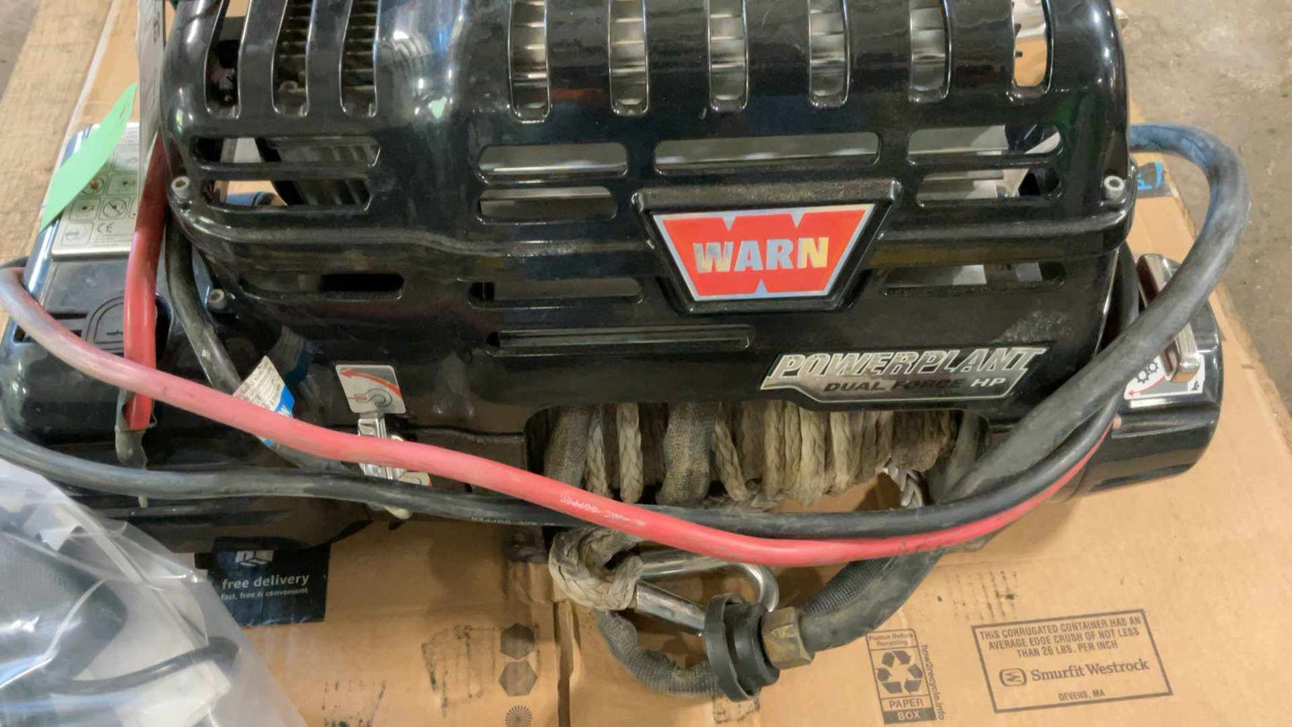 WARN PowerPlant Winch w/ Air Compressor w/ Synthetic Rope 168884