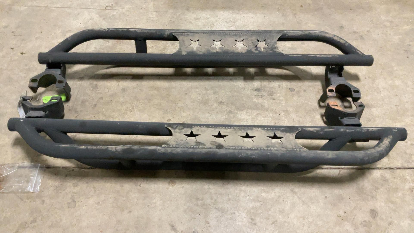 2007-2018 Jeep Wrangler JK 2 Door Aftermarket Running Boards 93581