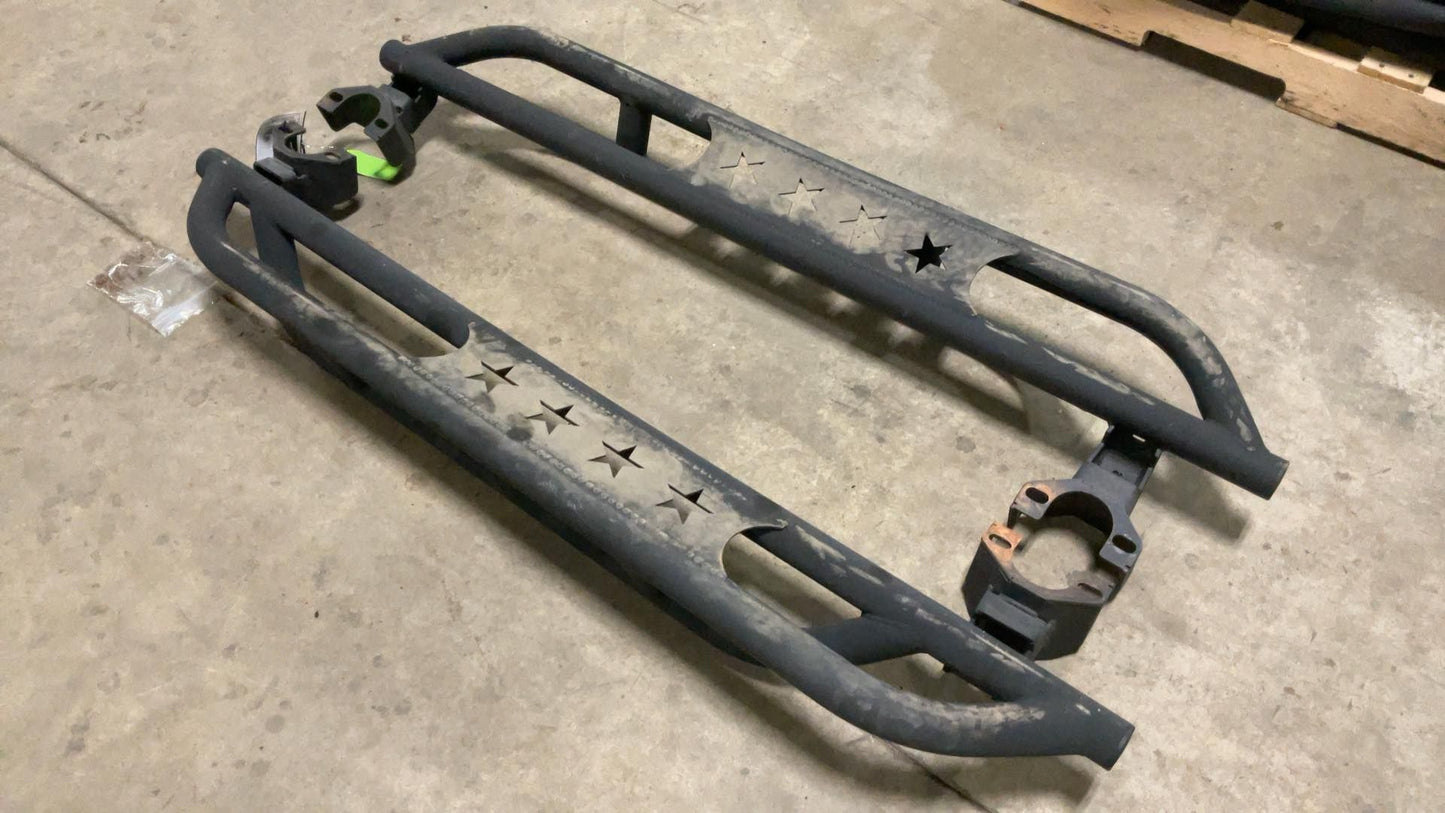 2007-2018 Jeep Wrangler JK 2 Door Aftermarket Running Boards 93581