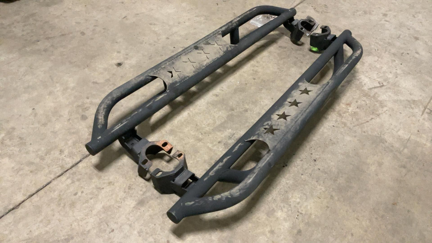 2007-2018 Jeep Wrangler JK 2 Door Aftermarket Running Boards 93581